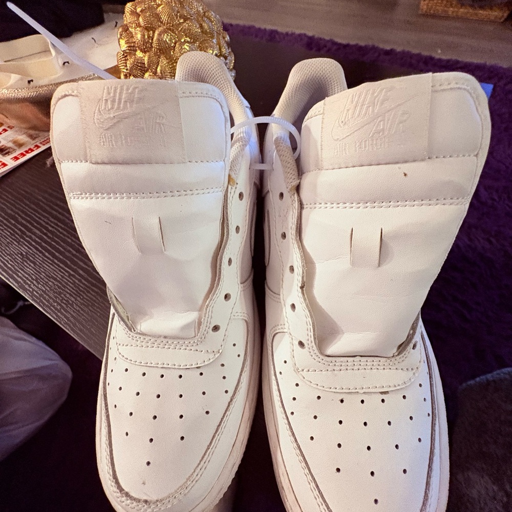 Nike White Mesh Sneakers